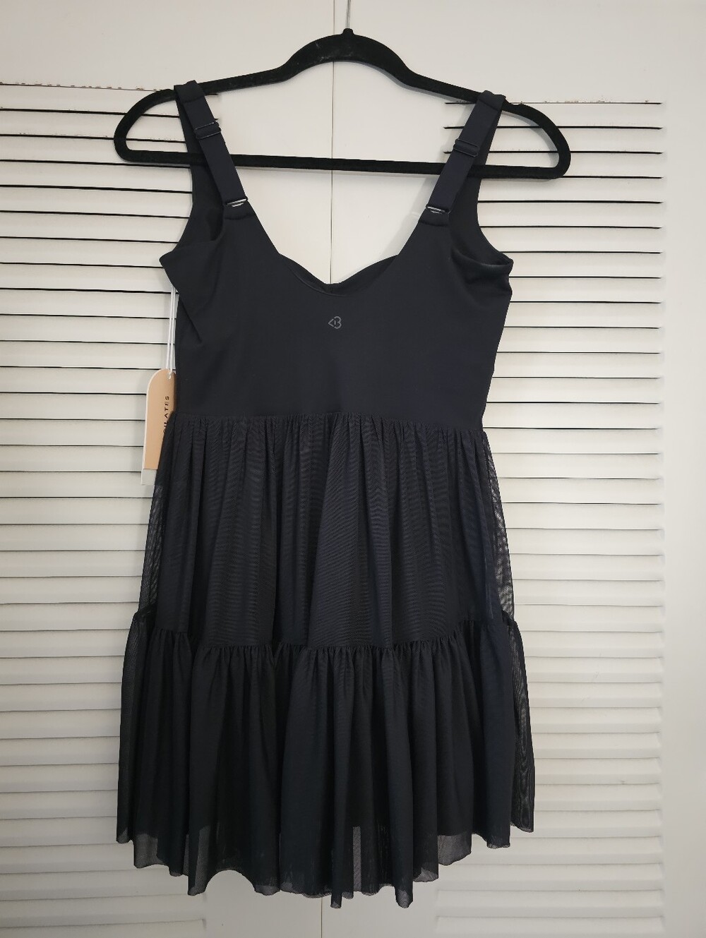 Blogilates Sweetheart Babydoll Black Dress - Picture 5 of 8